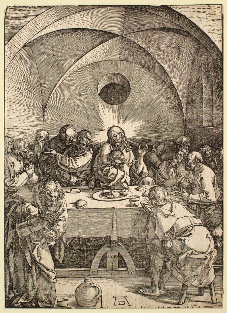 De Grote Passie: Het Laatste Avondmaal door Albrecht Dürer