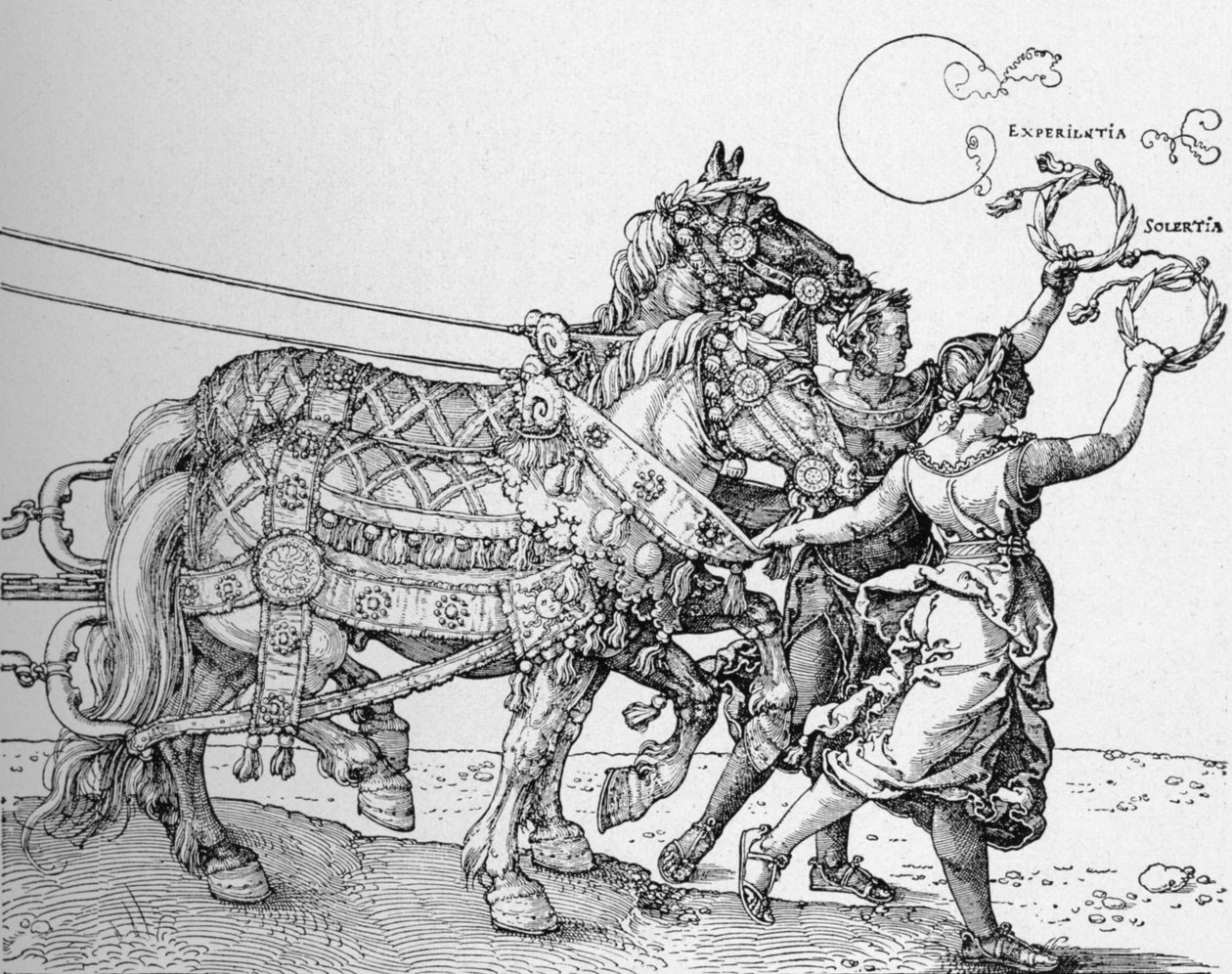 De Grote Triomfwagen van Keizer Maximiliaan, 1523, 1906 door Albrecht Dürer