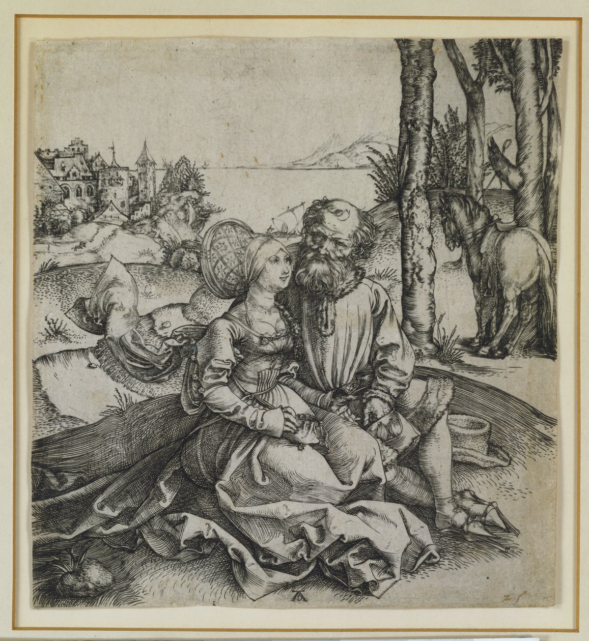 Het slecht passende paar, ca. 1495 door Albrecht Dürer