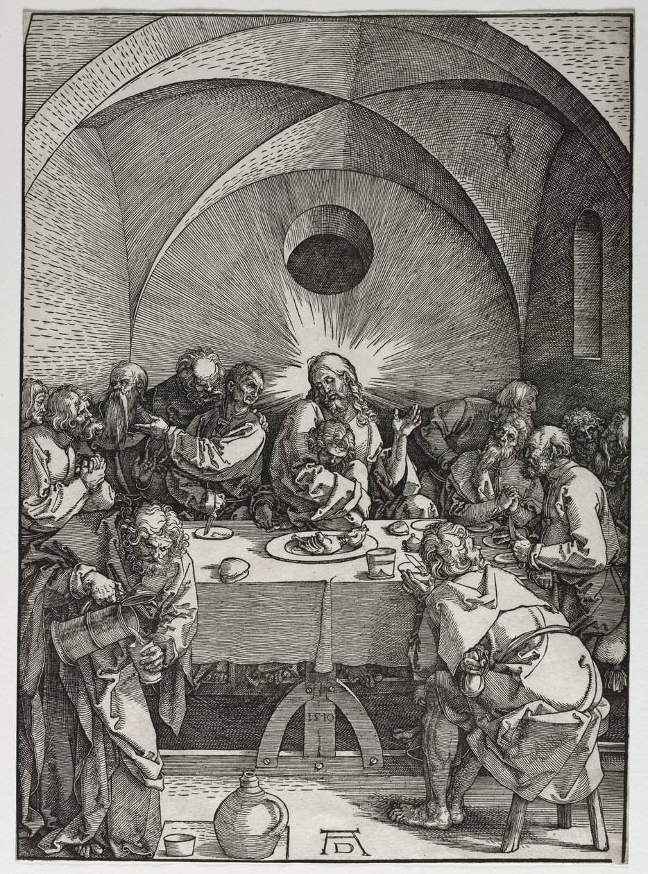 De Grote Passie: Het Laatste Avondmaal door Albrecht Dürer