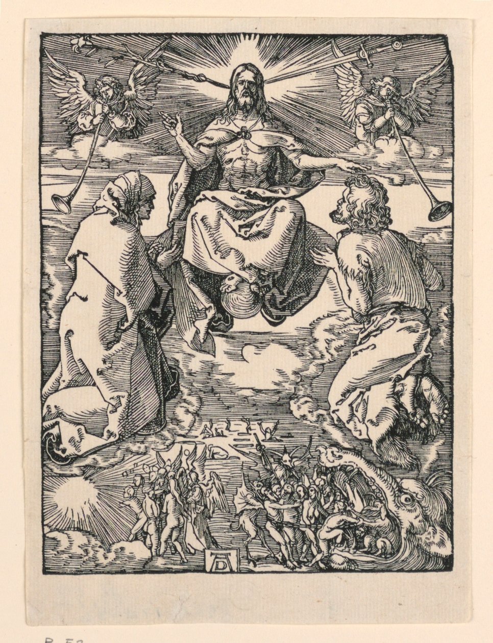 Het Laatste Oordeel, uit De Kleine Passie Serie door Albrecht Dürer