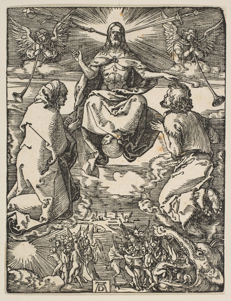 Het Laatste Oordeel, uit De Kleine Passie, ca. 1510 door Albrecht Dürer