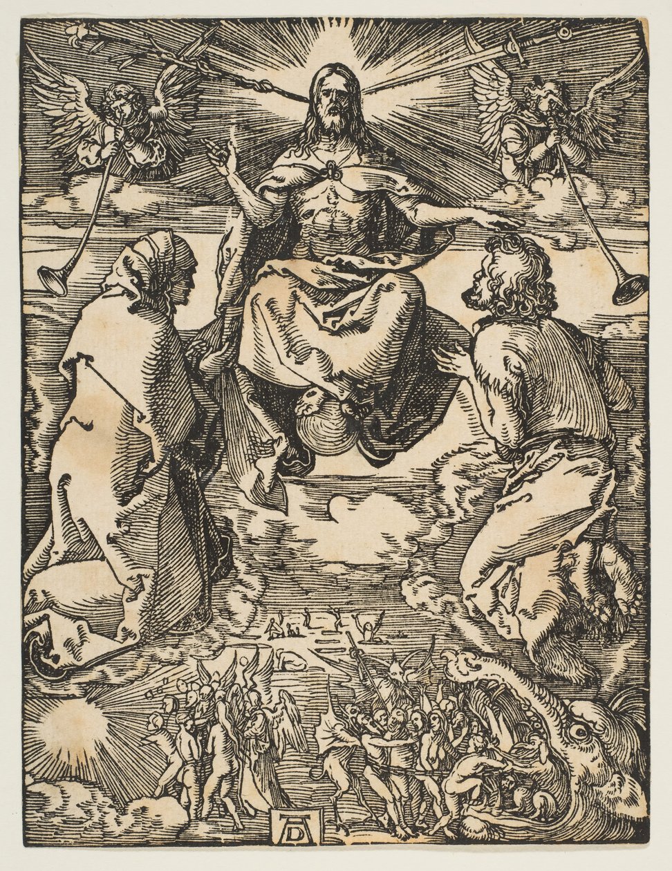 Het Laatste Oordeel, uit De Kleine Passie door Albrecht Dürer