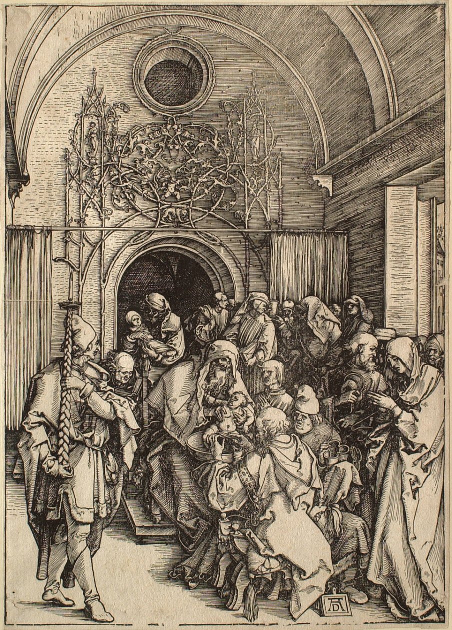 Het leven van de Maagd: De besnijdenis door Albrecht Dürer