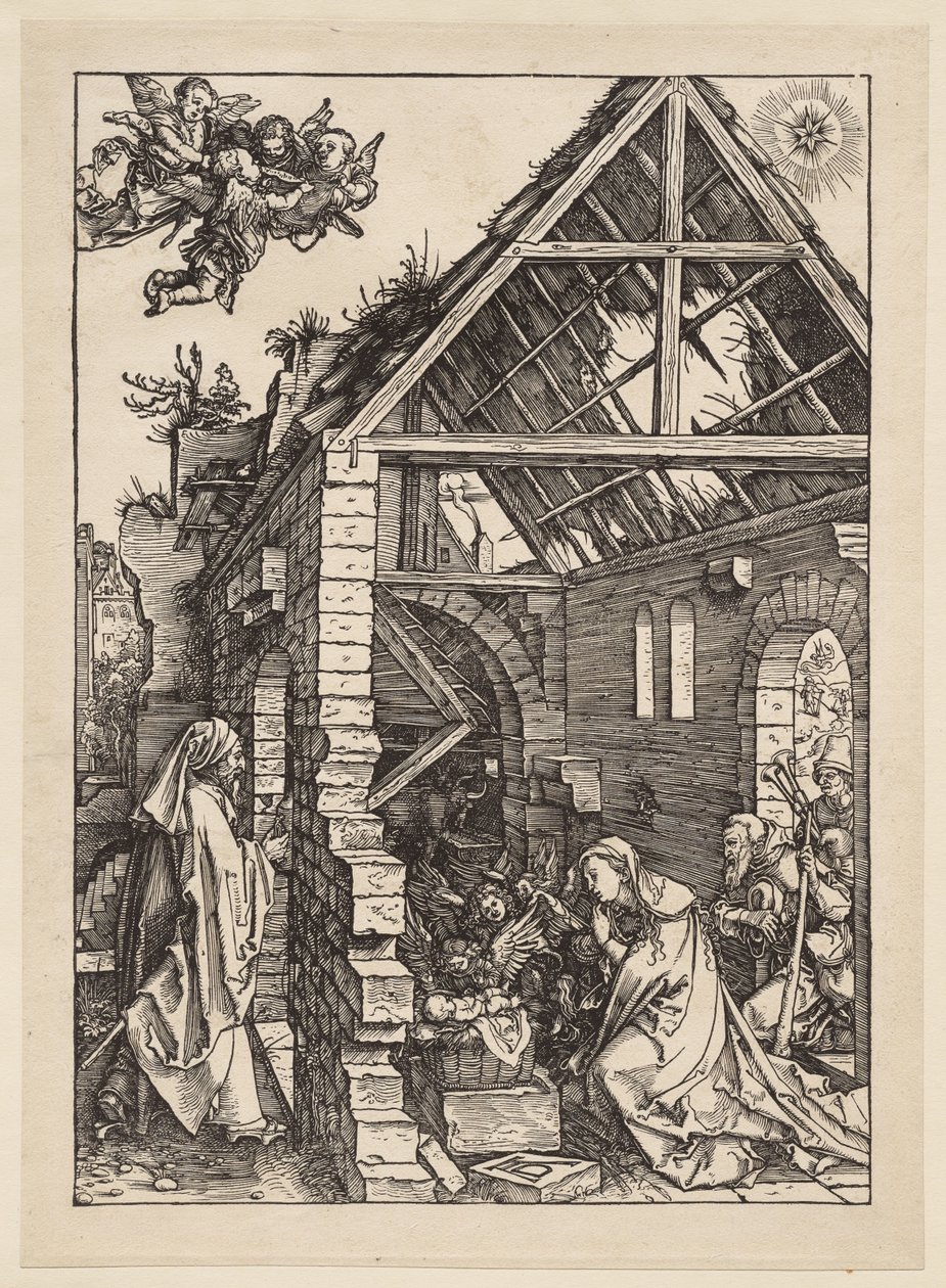 Het leven van de Maagd: De geboorte van Christus door Albrecht Dürer