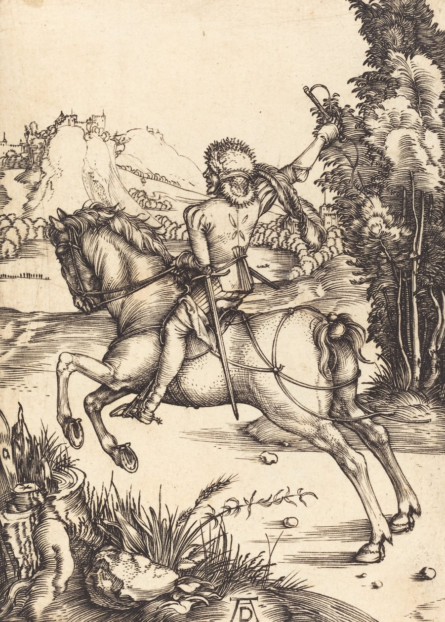 De kleine koerier door Albrecht Dürer