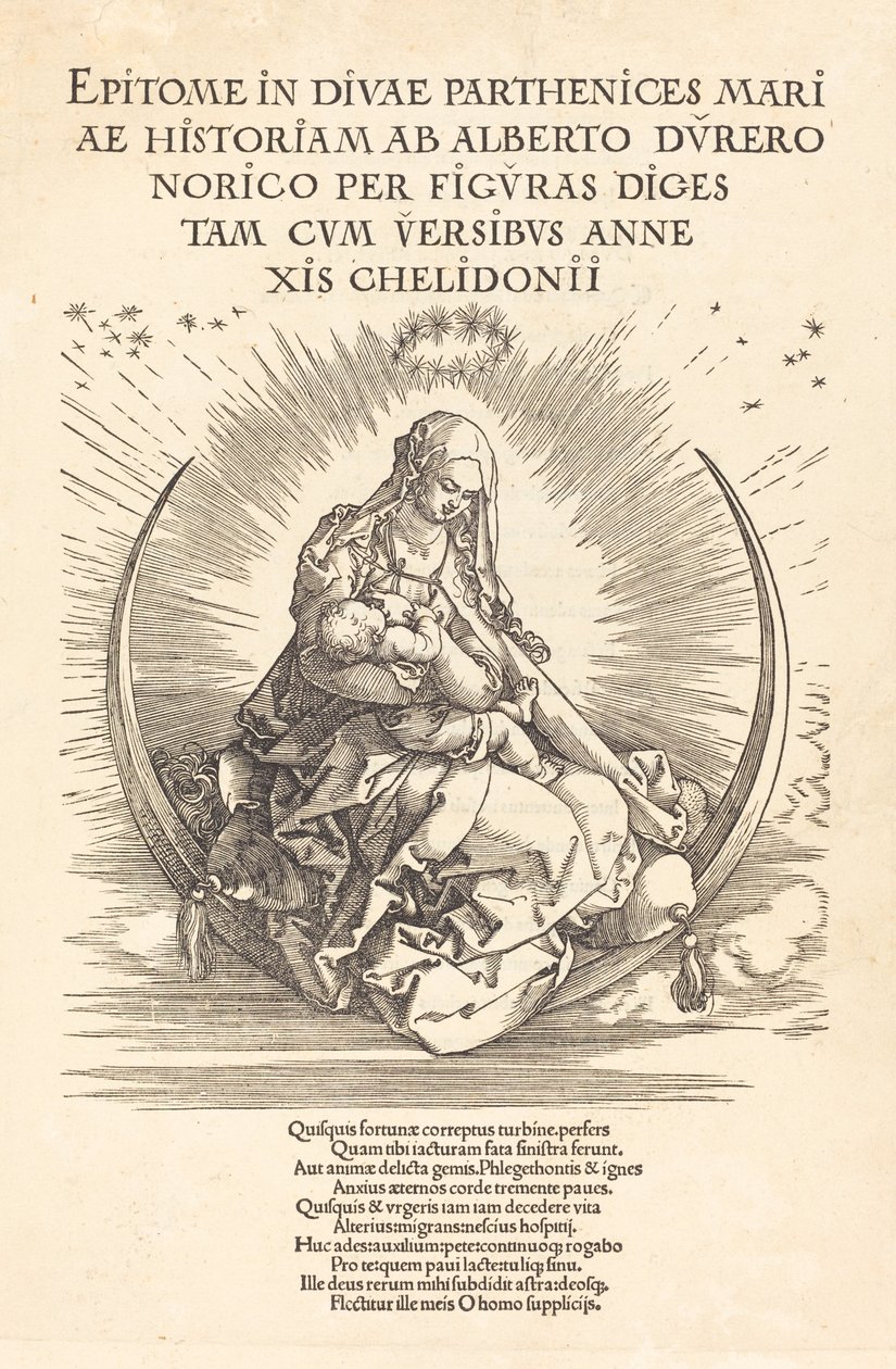 De Madonna op de Maan door Albrecht Dürer