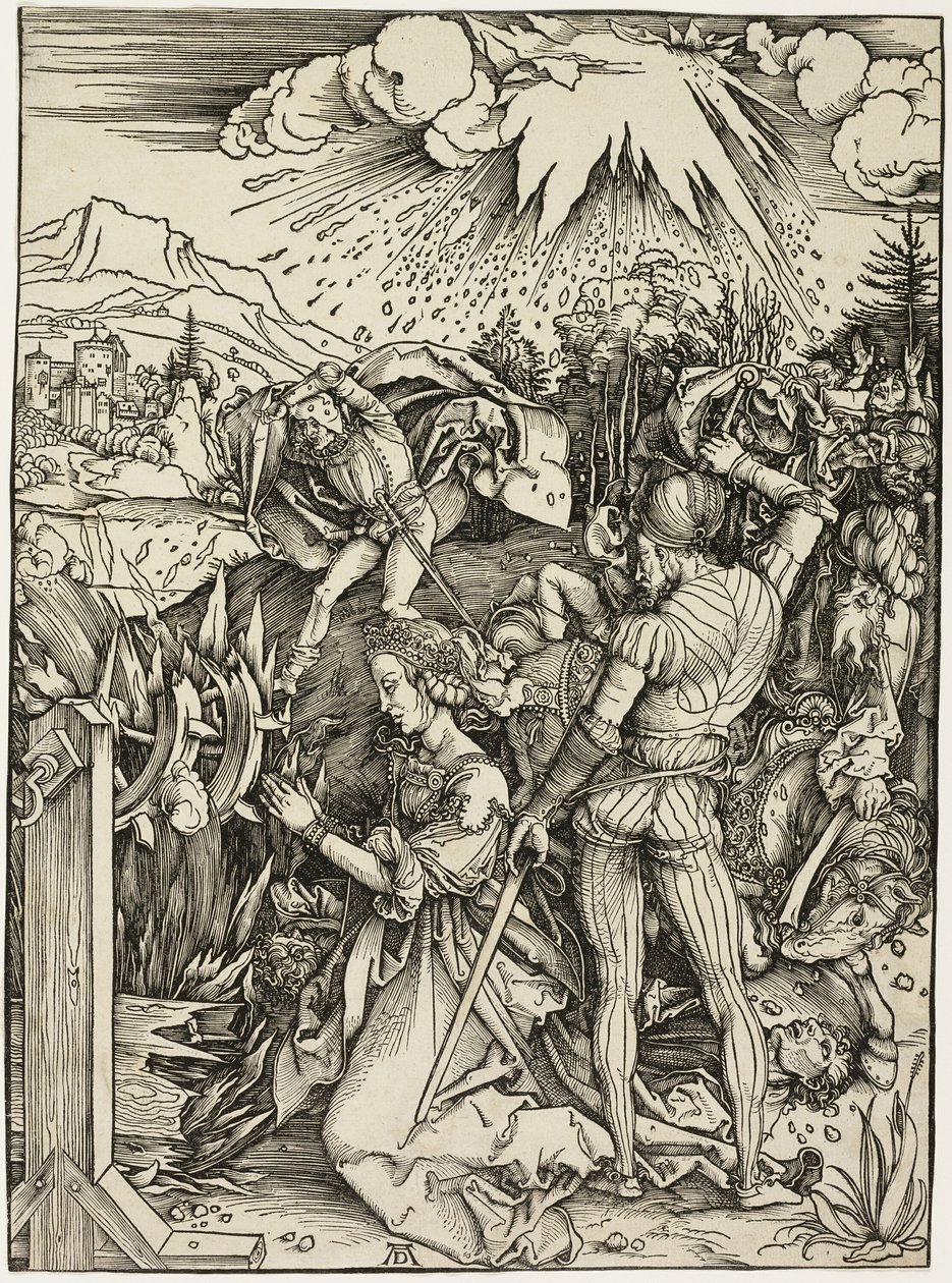Het Martelaarschap van St. Catharina door Albrecht Dürer