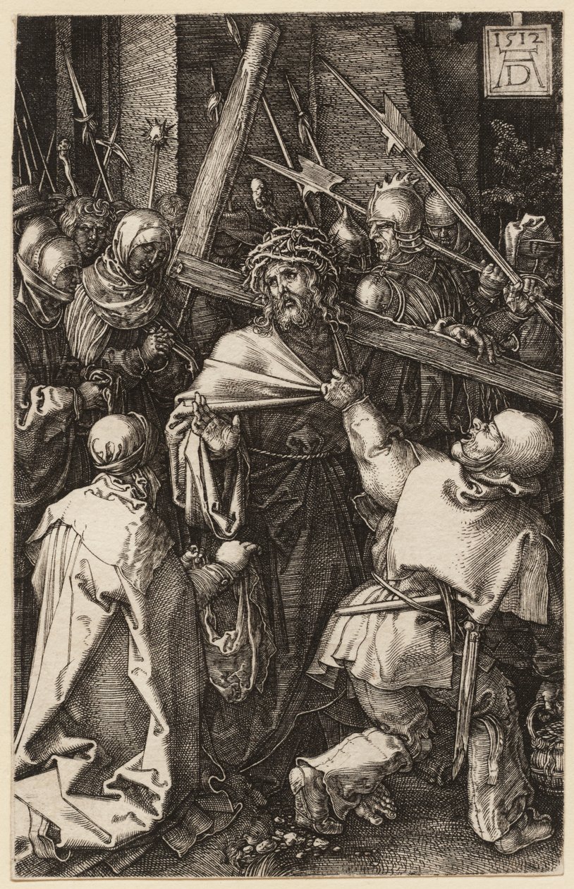 De Passie: Christus draagt het kruis door Albrecht Dürer