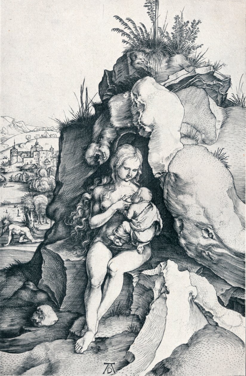 De Boetedoening van St. Johannes Chrysostomus, 1495 1906 door Albrecht Dürer