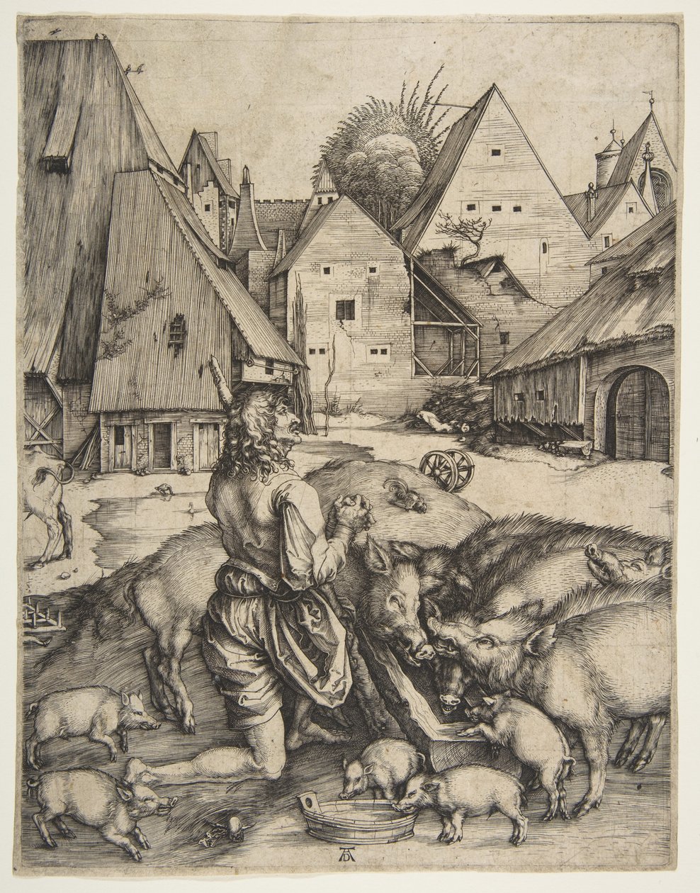 De verloren zoon door Albrecht Dürer