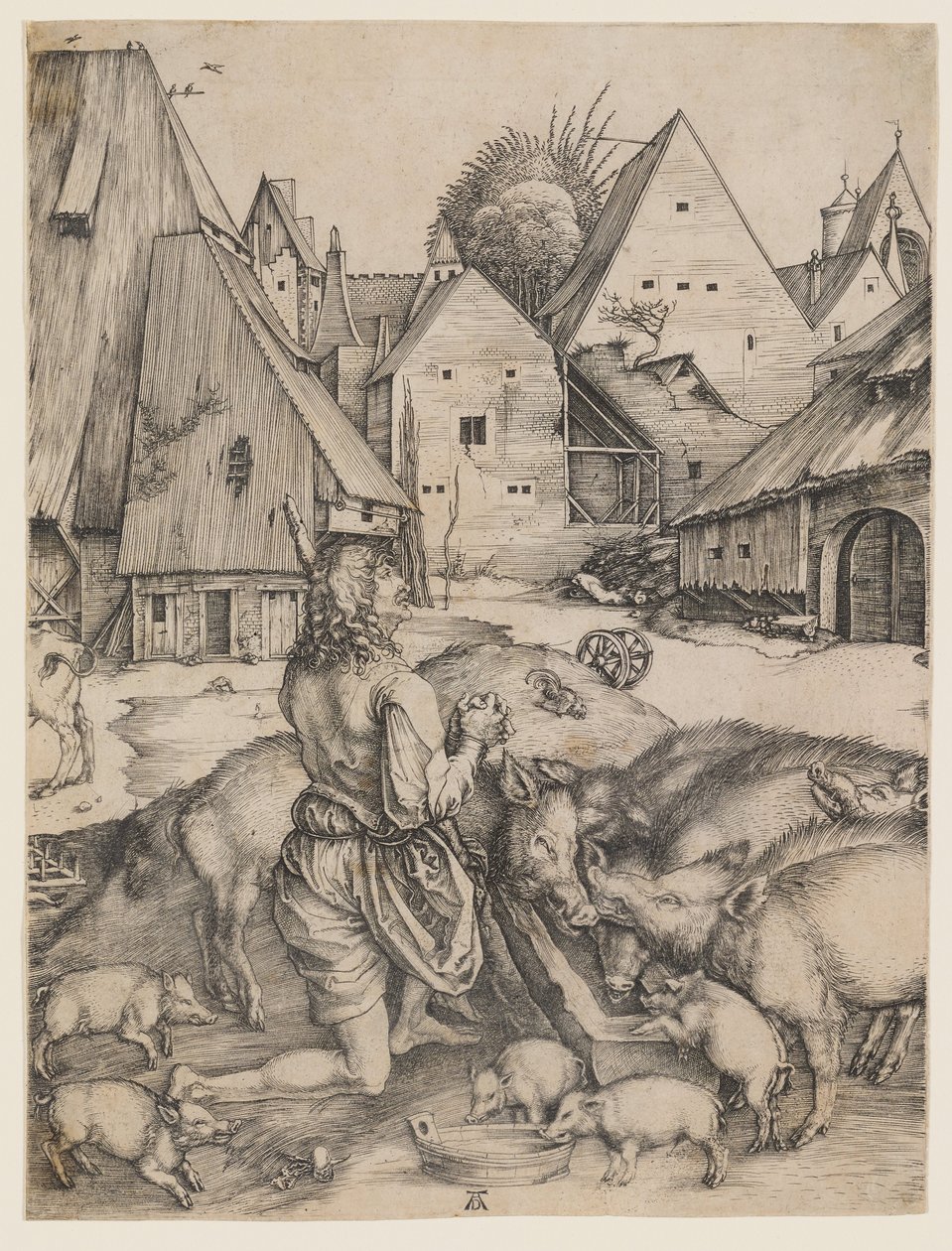 De verloren zoon door Albrecht Dürer