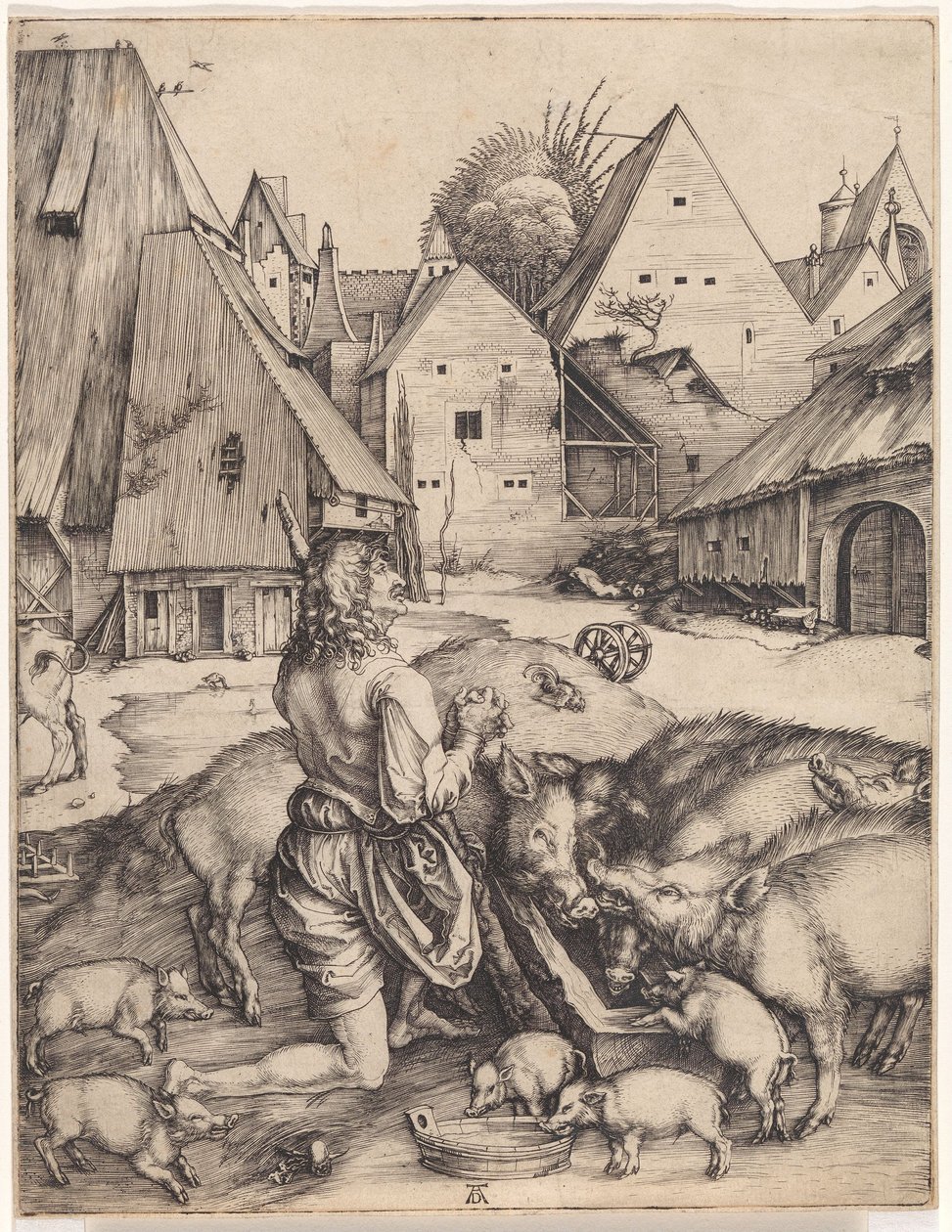 De verloren zoon door Albrecht Dürer