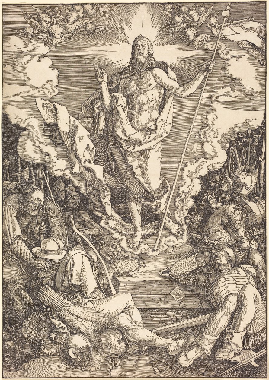 De Wederopstanding door Albrecht Dürer
