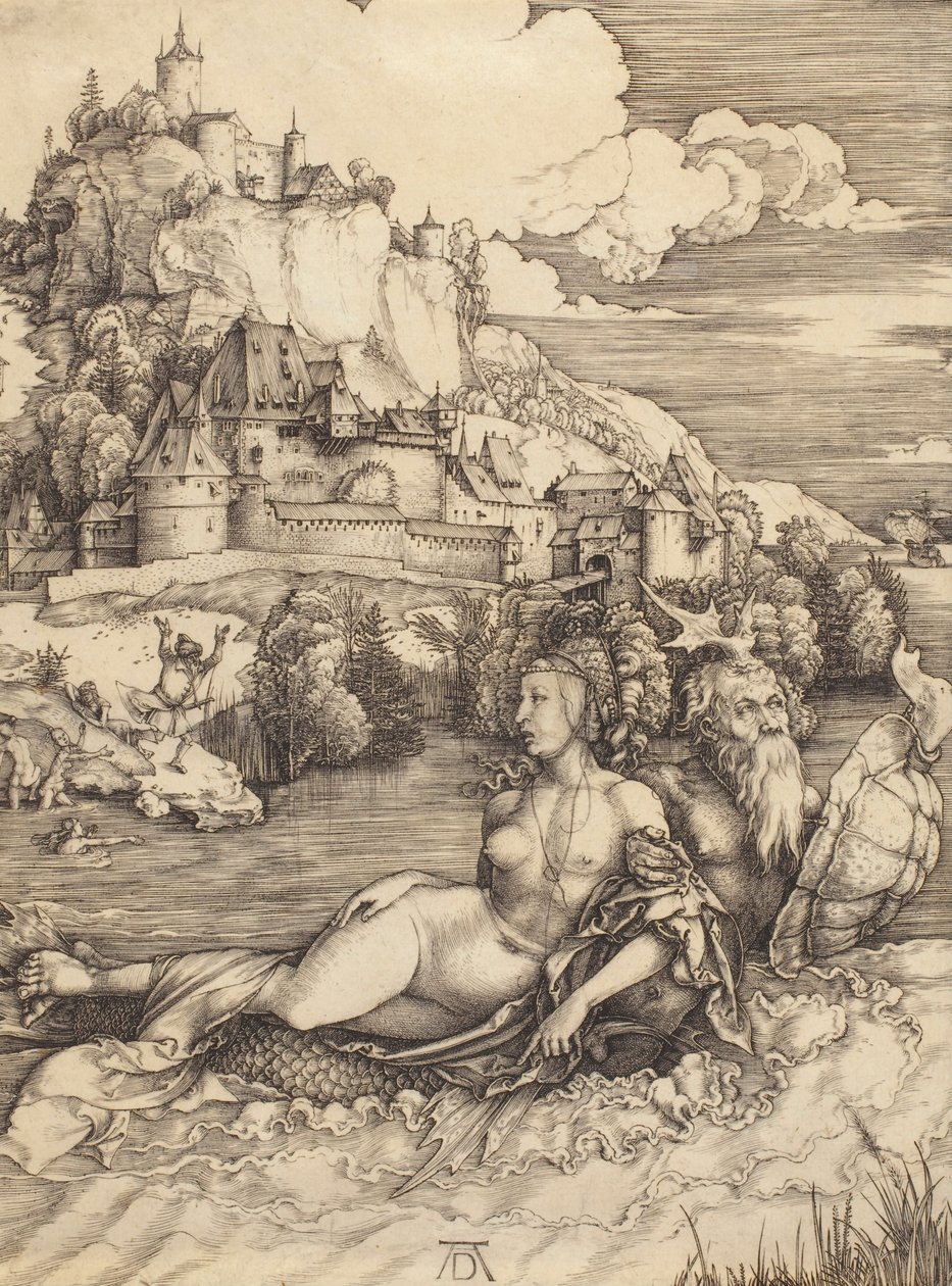 The Sea Monster (Het zeemonster) door Albrecht Dürer