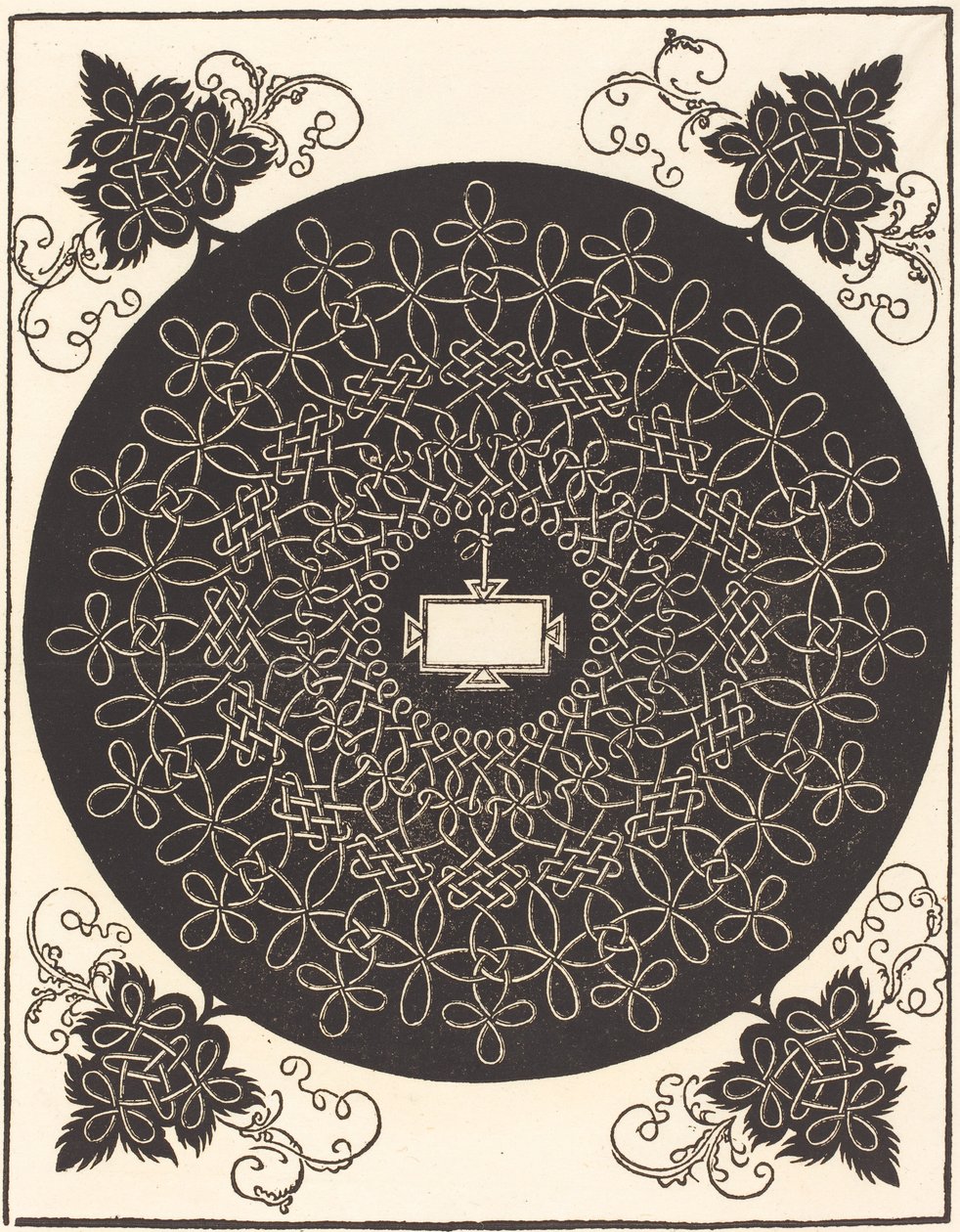 De Tweede Knoop (met een langwerpig tablet) door Albrecht Dürer