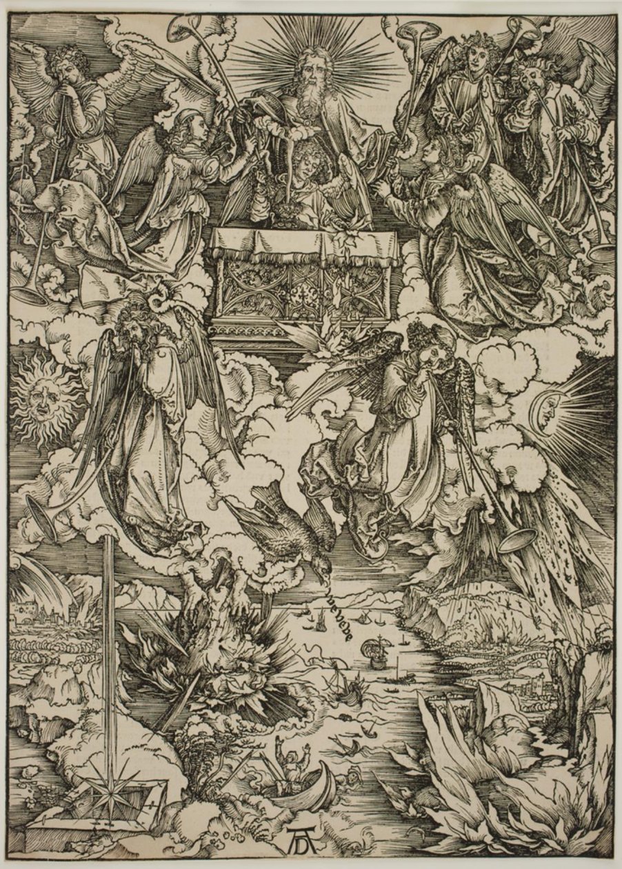 De zeven trompetten door Albrecht Dürer