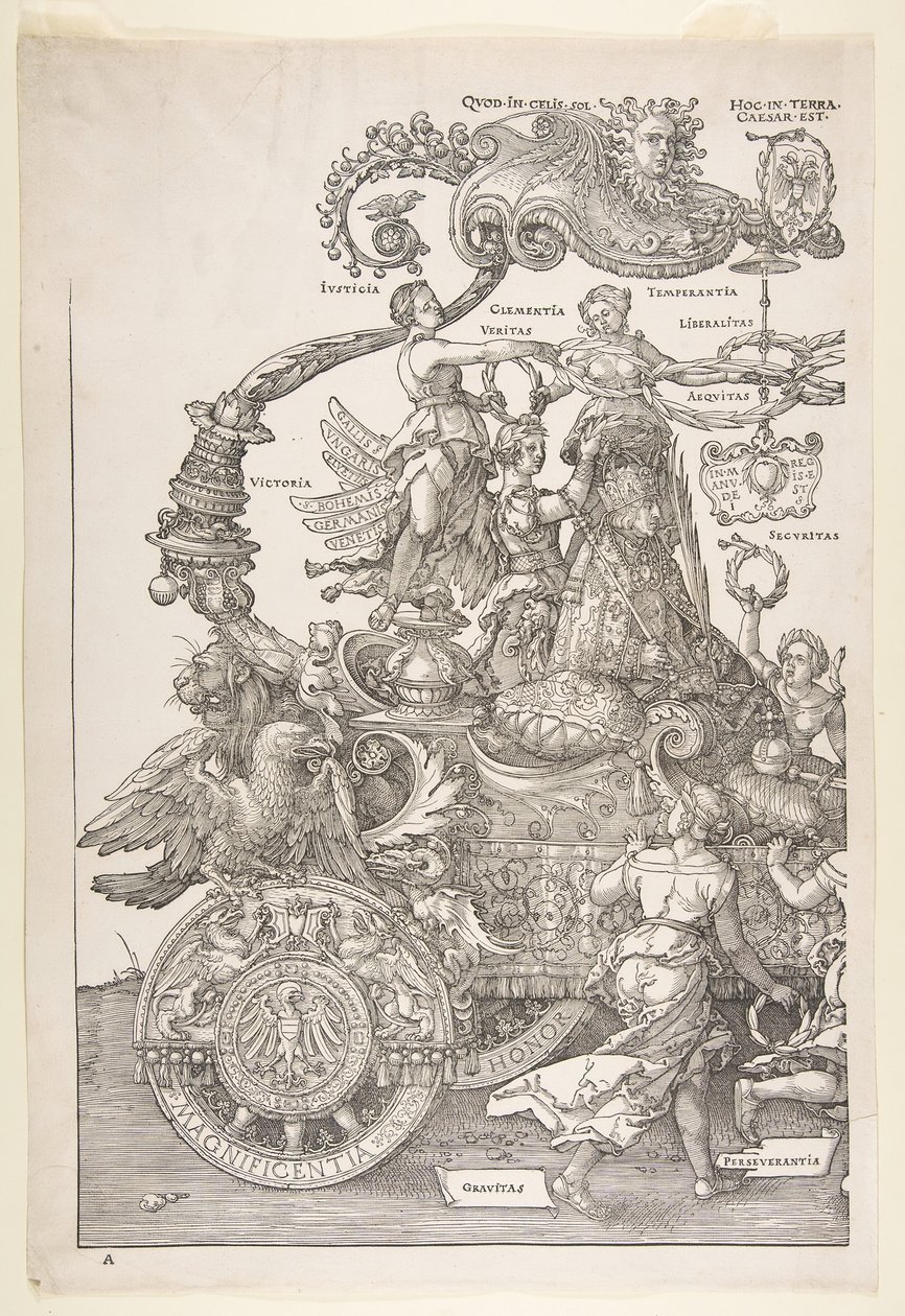 De Triomfwagen van Maximiliaan I De Grote Triomf door Albrecht Dürer
