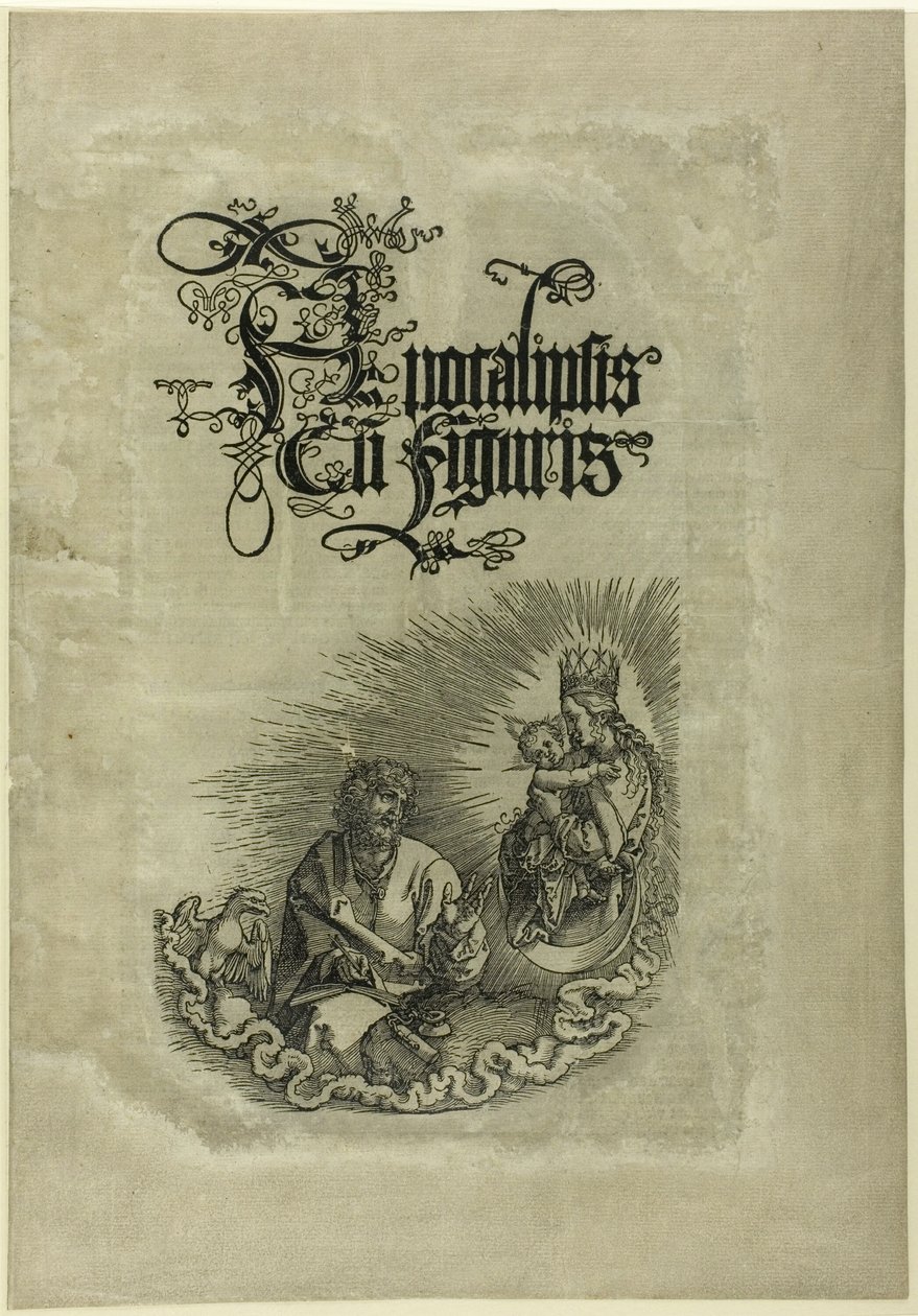 De Maagd verschijnt aan St. Jan, uit De Apocalyps door Albrecht Dürer