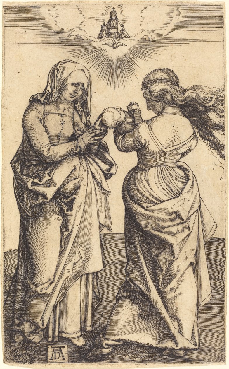 De Maagd en het Kind met Sint Anna door Albrecht Dürer