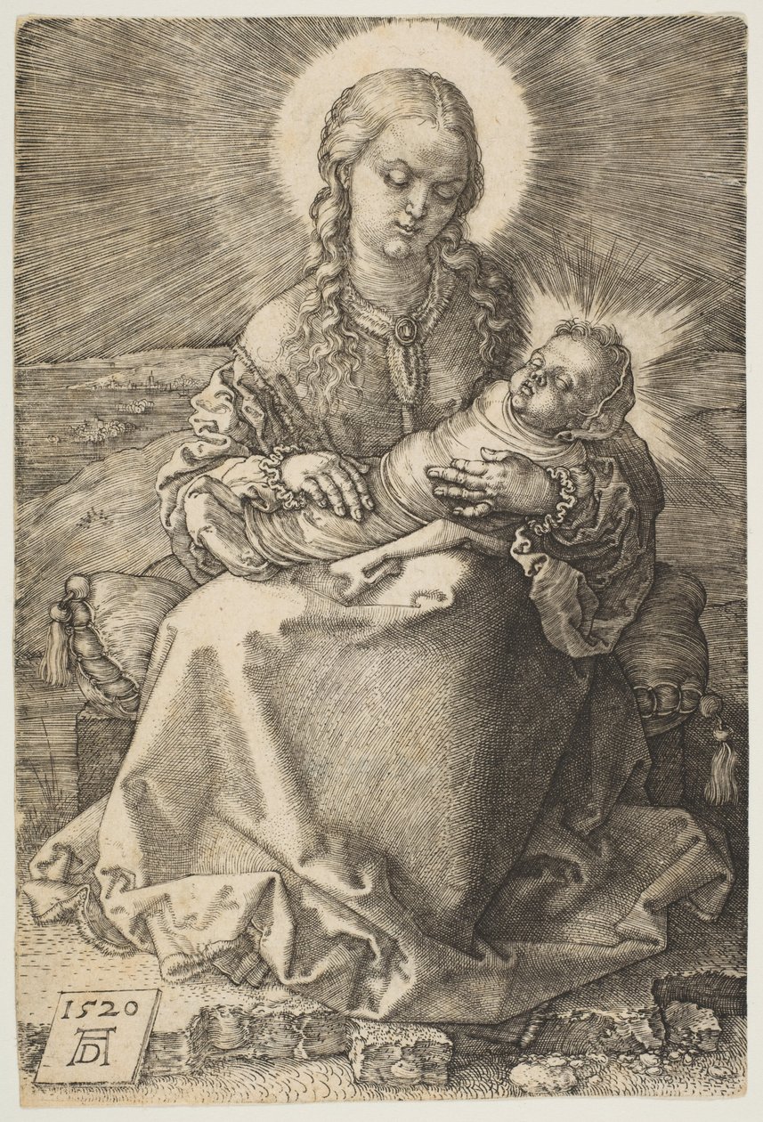 De Maagd met het ingebakerde Kind door Albrecht Dürer