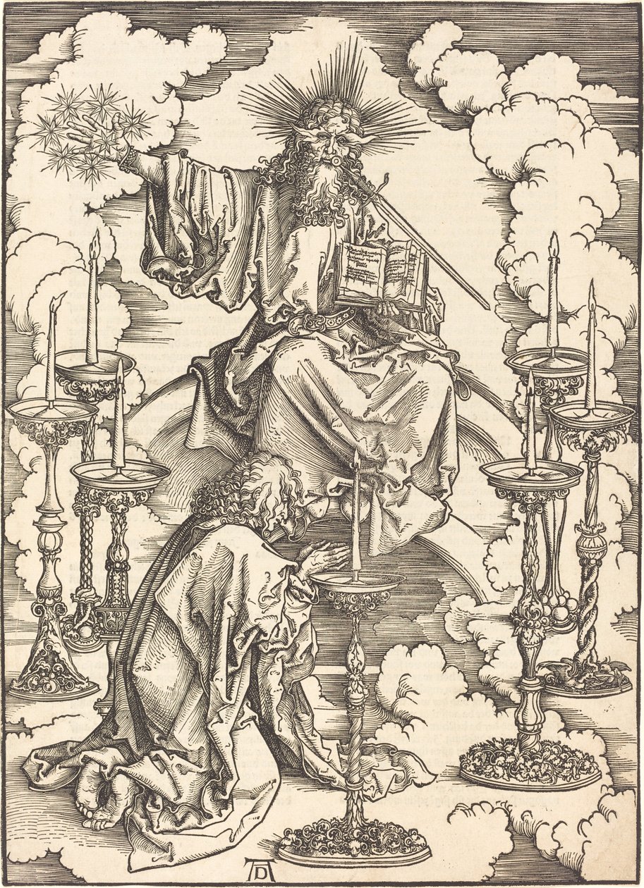 De Visie van de Zeven Kandelaren door Albrecht Dürer