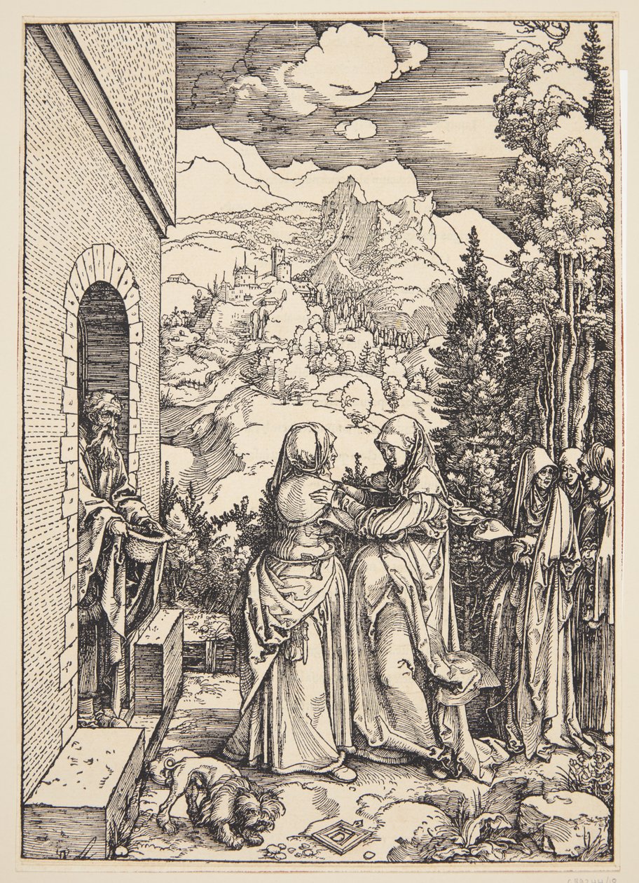 De Visitatie door Albrecht Dürer