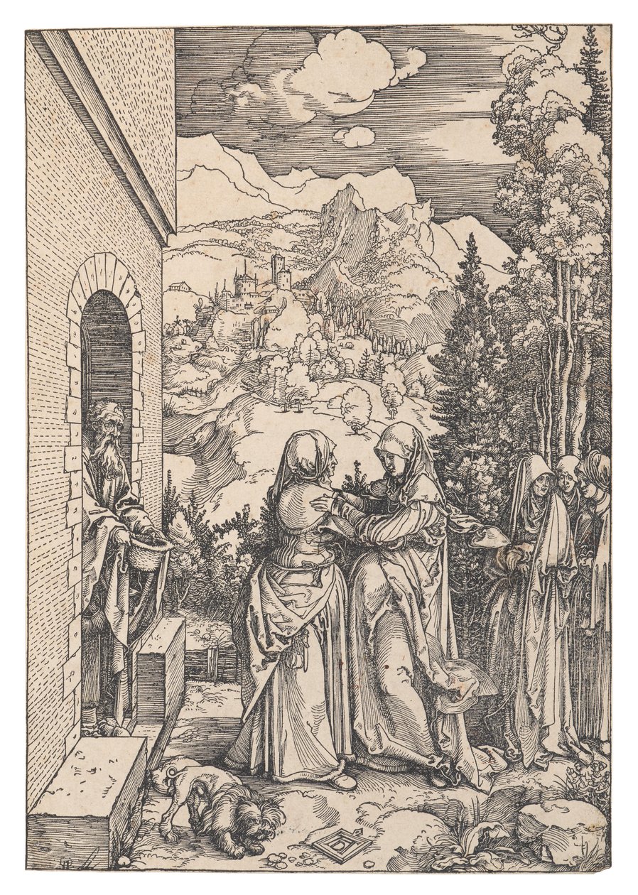 De Visitatie, 1503 door Albrecht Dürer
