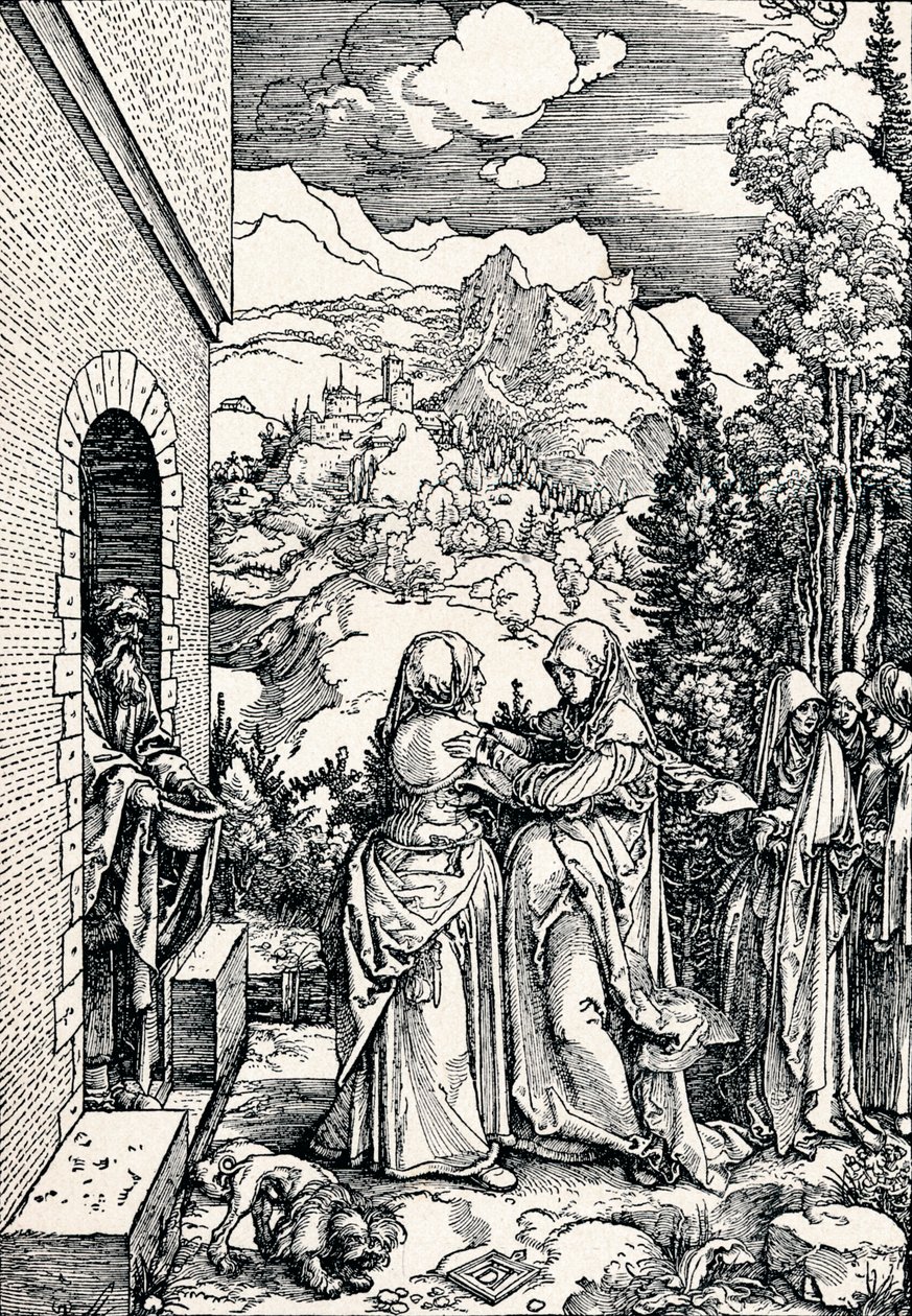 De Visitatie, 1506 1906 door Albrecht Dürer