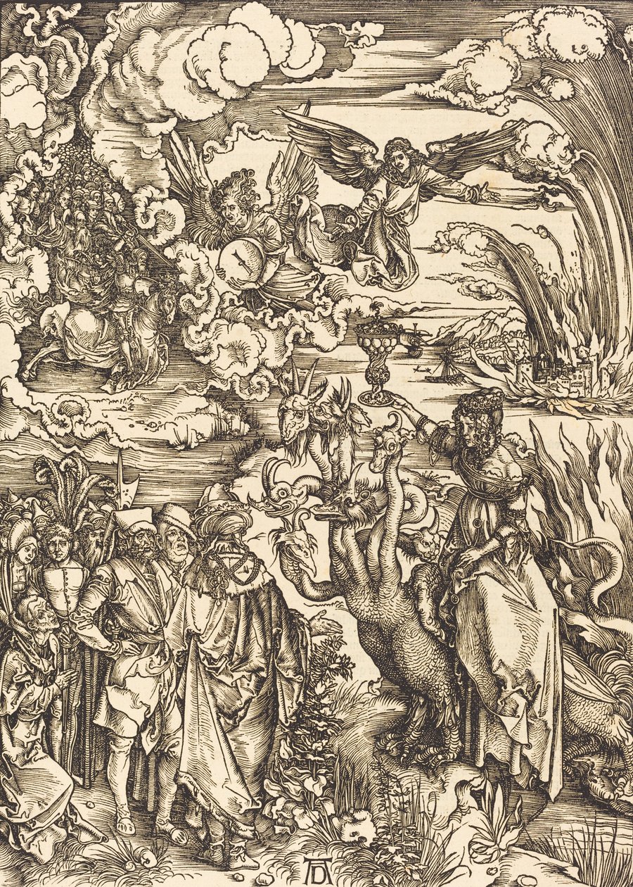 De hoer van Babylon door Albrecht Dürer