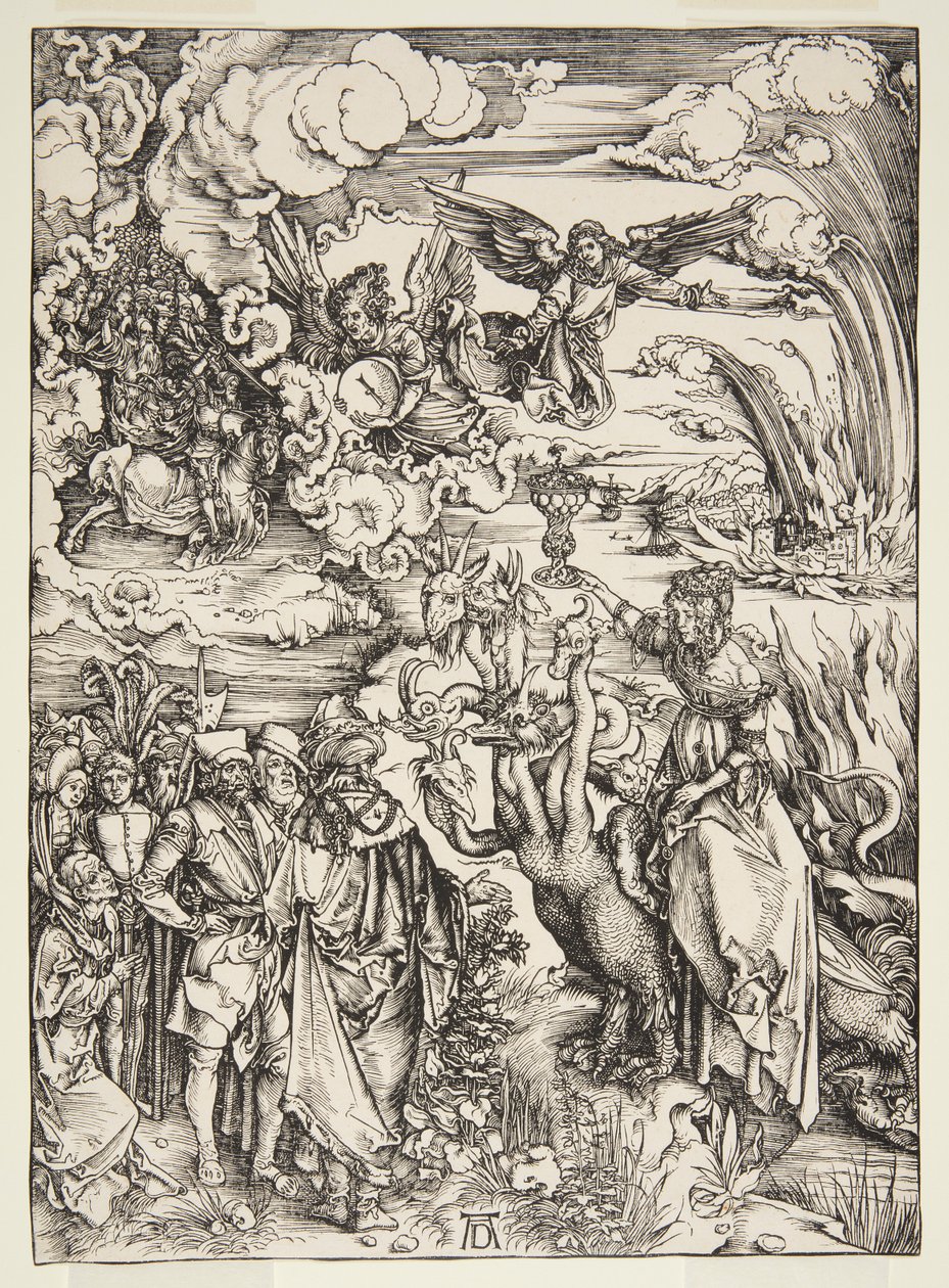 De hoer van Babylon, uit De Apocalyps door Albrecht Dürer