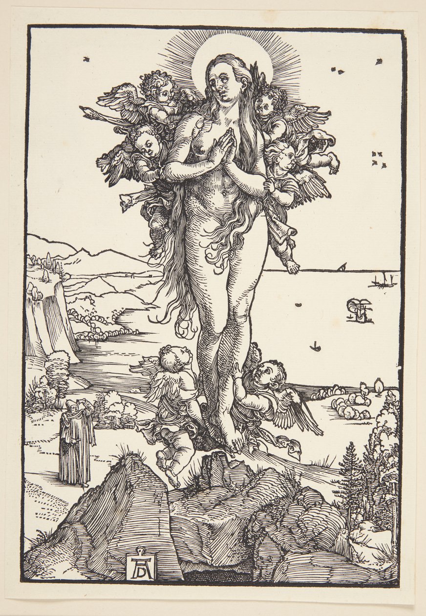 De verheffing van St. Maria Magdalena door Albrecht Dürer