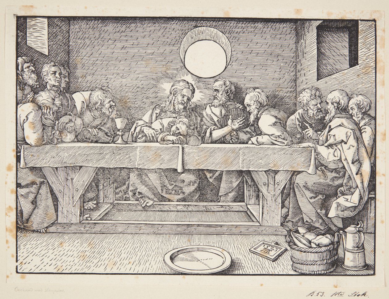 Het laatste avondmaal door Albrecht Dürer