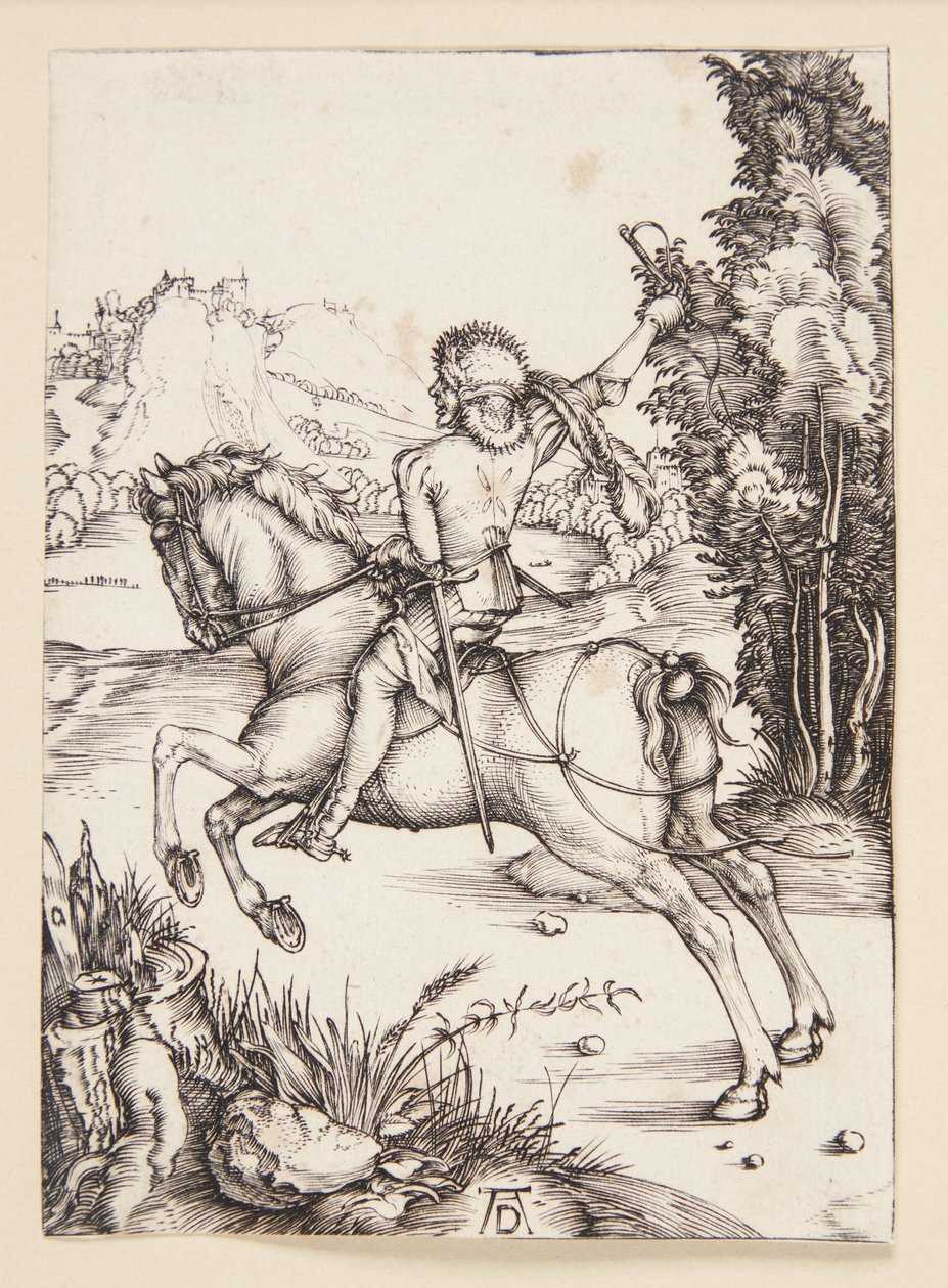 De kleine koerier door Albrecht Dürer