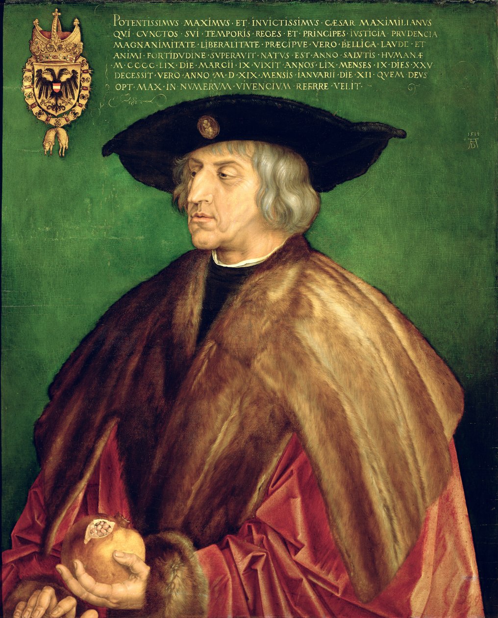Keizer Maximiliaan I door Albrecht Dürer