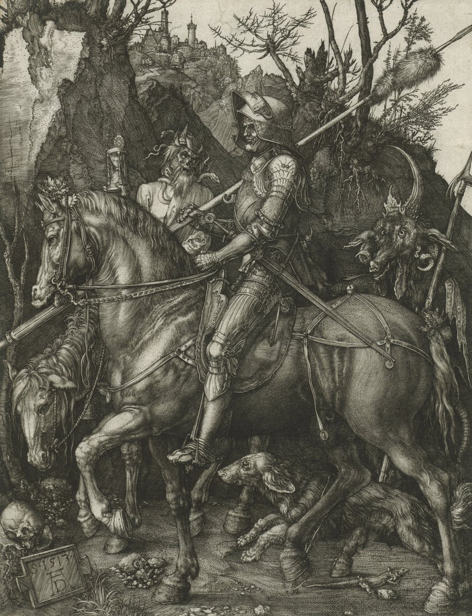 Ridder, Dood en de Duivel door Albrecht Dürer