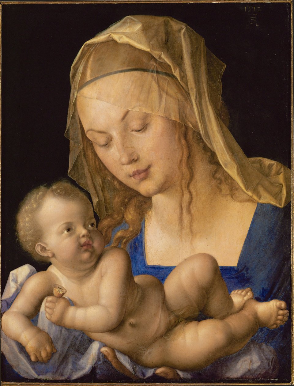 Madonna met de peer door Albrecht Dürer or Duerer