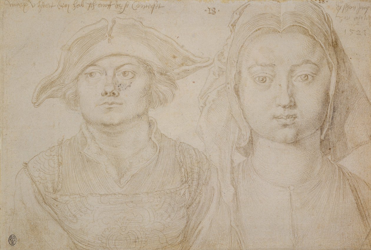 Marx Ulstat; De mooie jonge vrouw van Antwerpen, c.1520-21 door Albrecht Dürer or Duerer