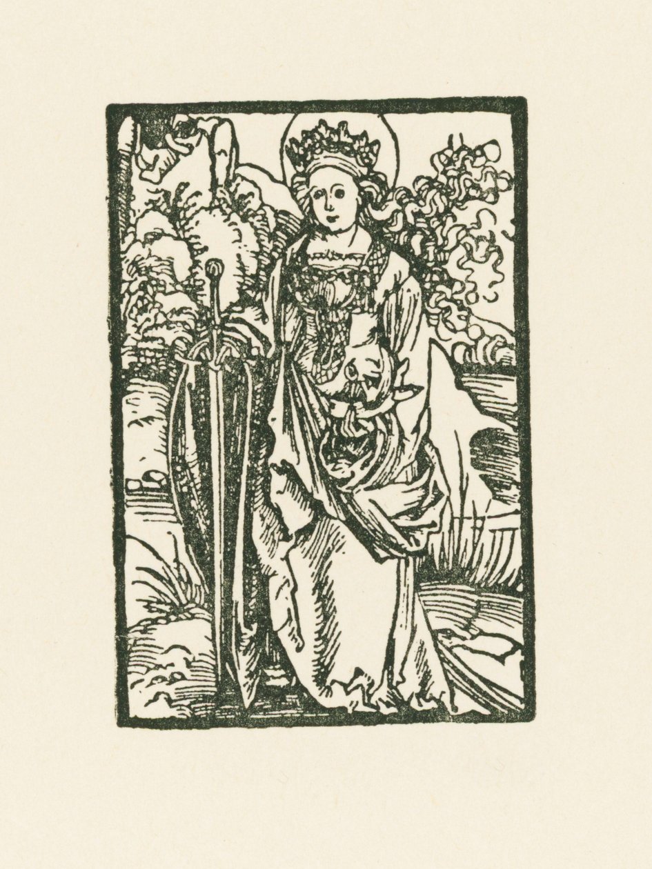 Sint-Katelijne door Albrecht Dürer or Duerer