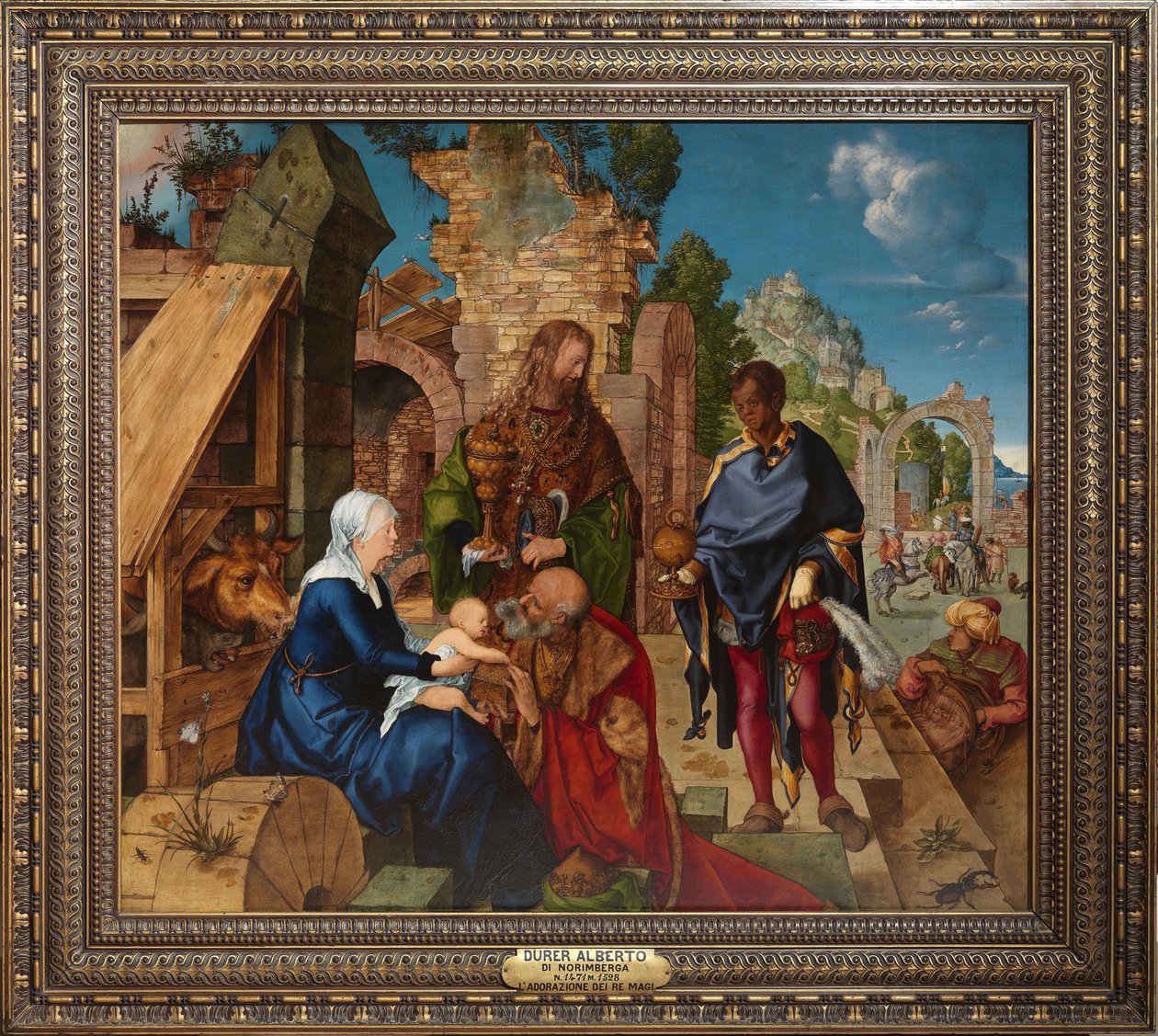 De aanbidding der wijzen door Albrecht Dürer