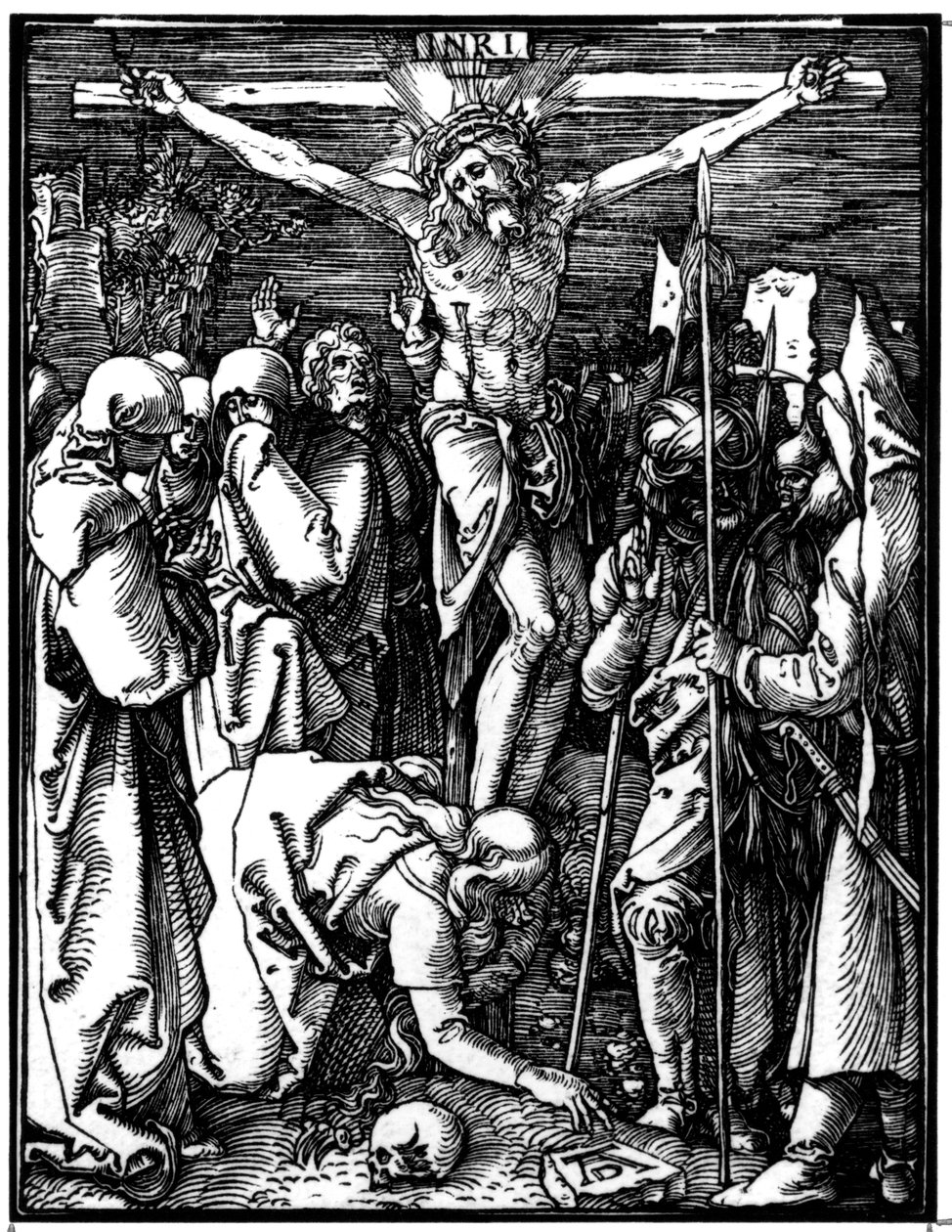 De Kruisiging, uit De Kleine Passie, c.1509-11 door Albrecht Dürer