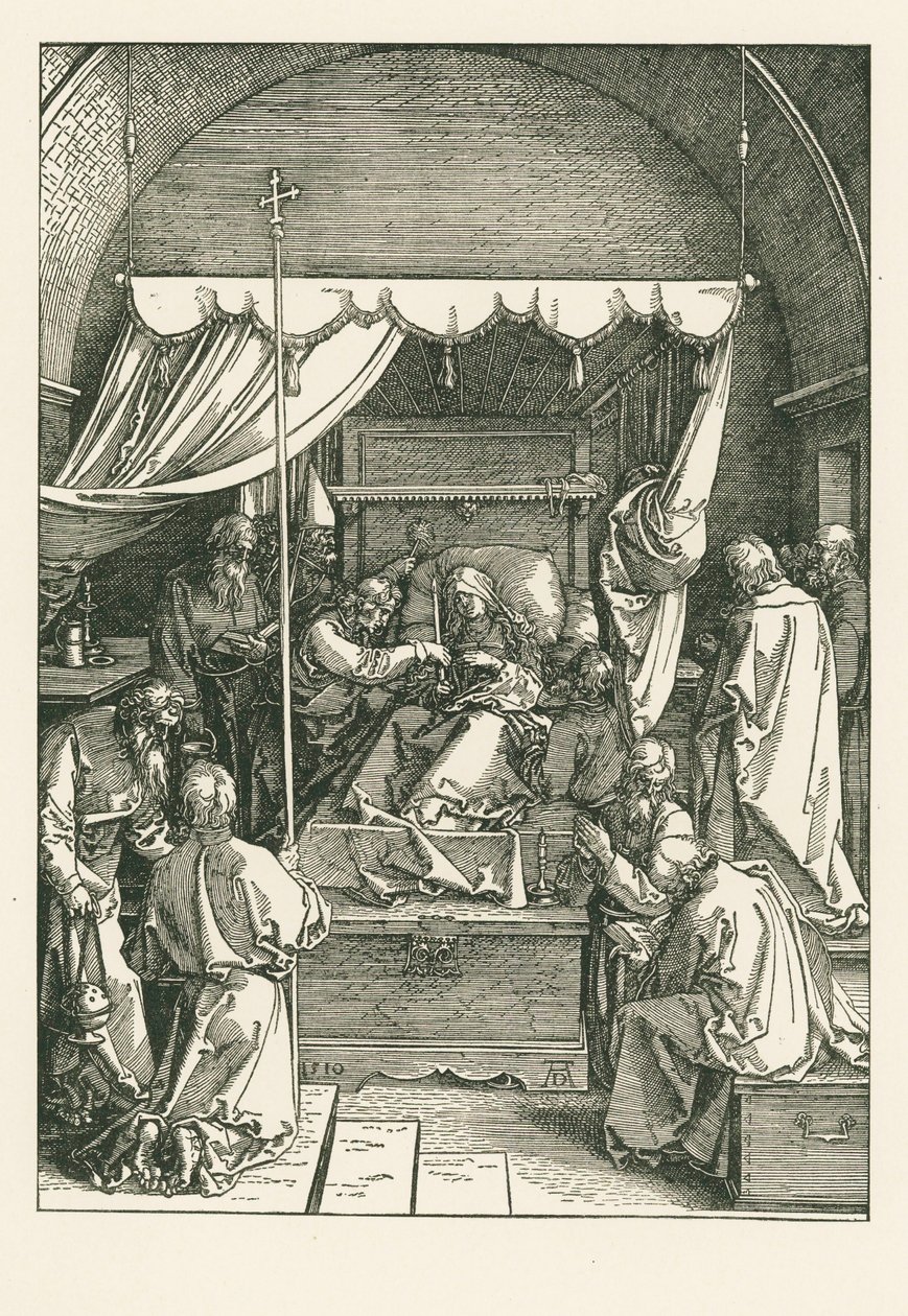 De dood van de maagd door Albrecht Dürer or Duerer