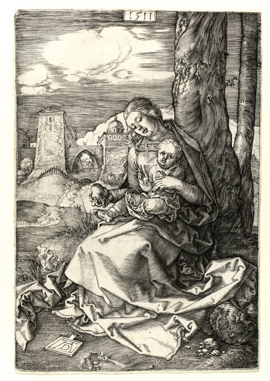 De Madonna met de peer door Albrecht Dürer
