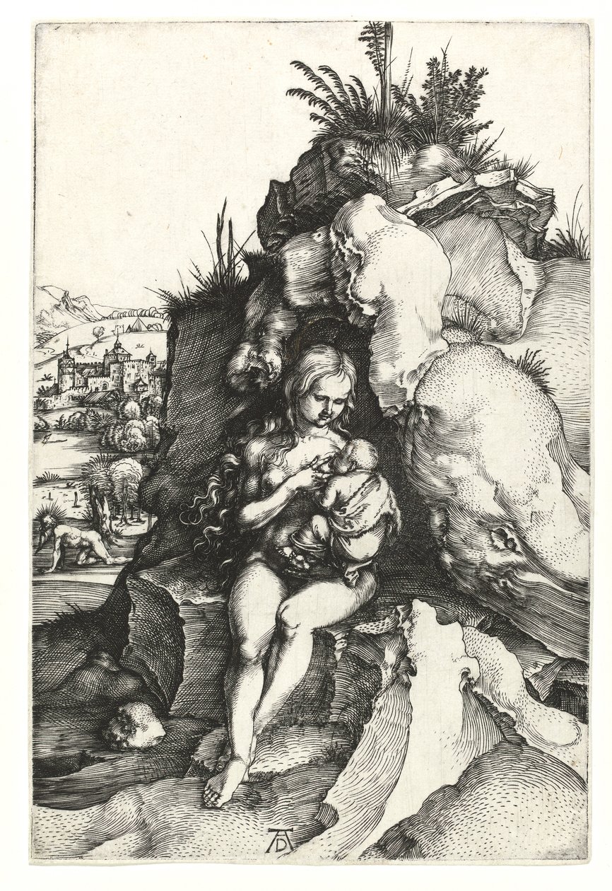De boetedoening van St. Johannes Chrysostomus, 1496 door Albrecht Dürer
