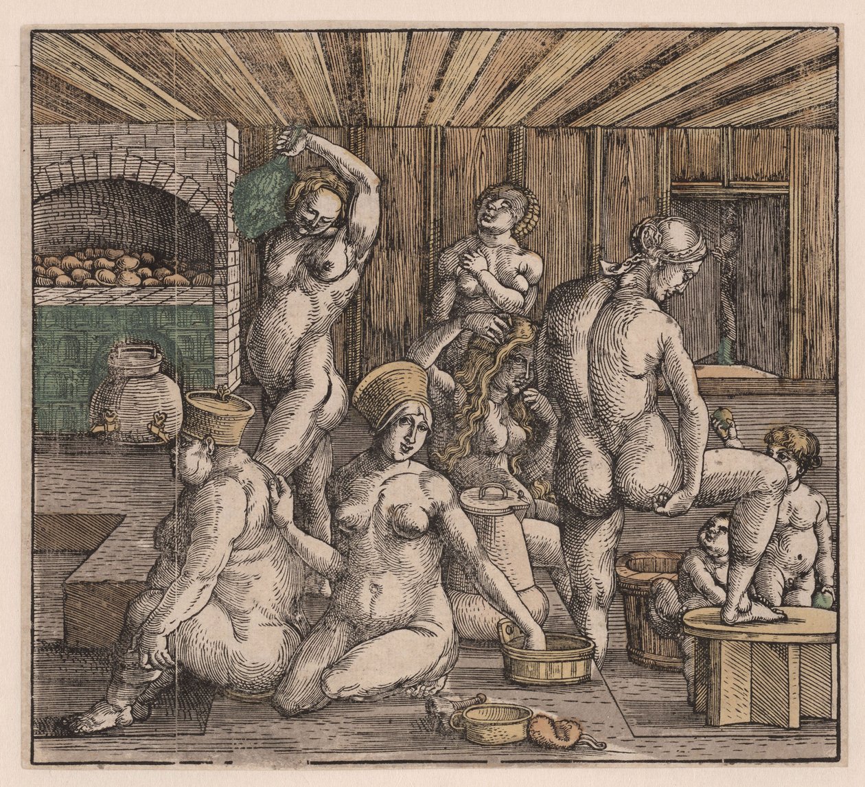 Het vrouwenbad door Albrecht Dürer