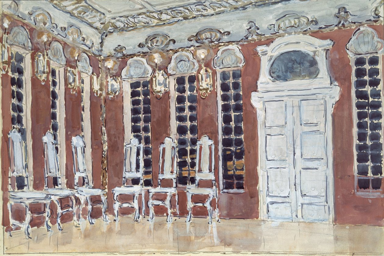 Toneelontwerp voor de opera Het IJshuis door A. Koreshchenko, 1900 door Aleksandr Jakovlevic Golovin