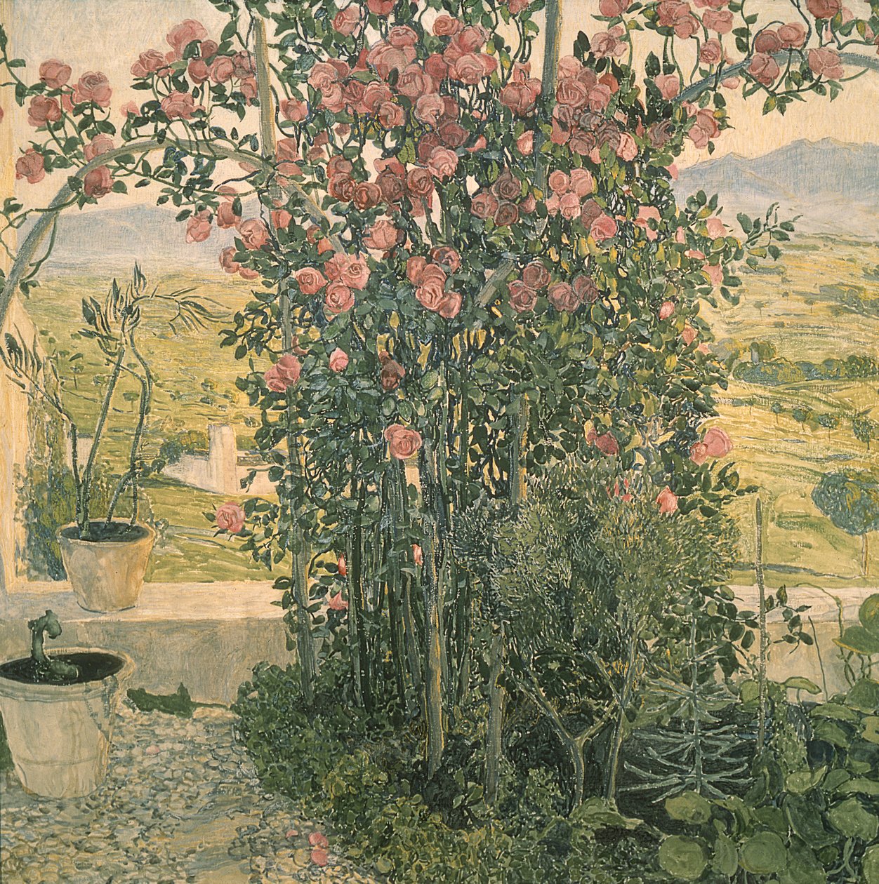 Vallei in Umbrië door Aleksandr Jakovlevic Golovin