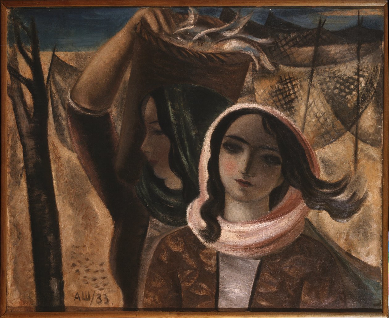 De vissersvrouwen door Aleksandr Vasilievich Shevchenko