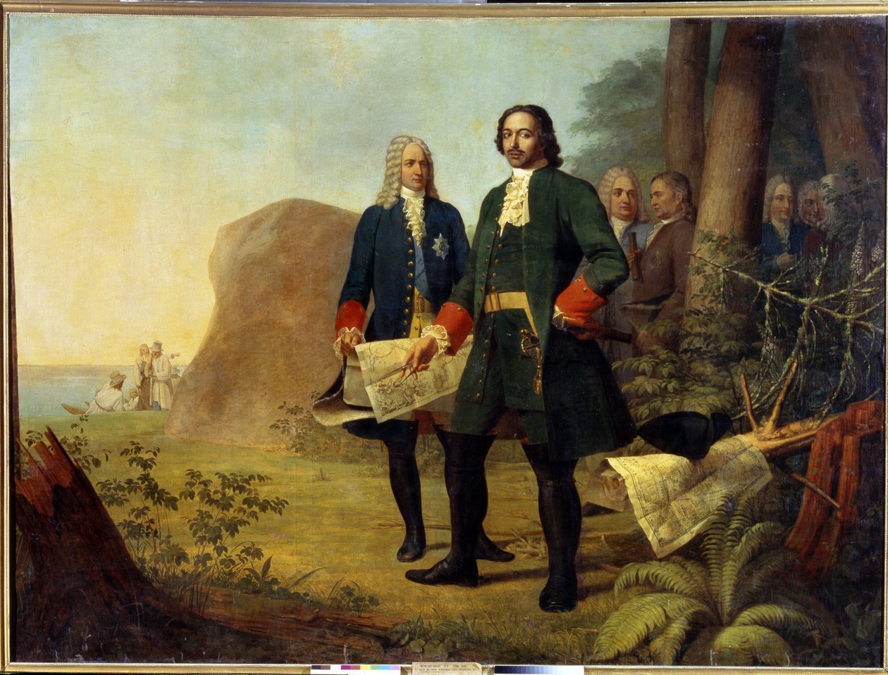Peter de Grote (Peter I van Rusland) door Aleksei Gavrilovich Venetsianov