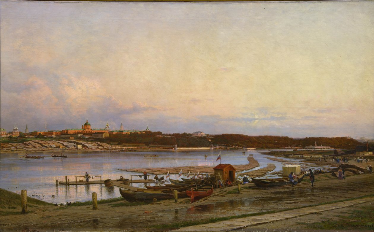 Het Golitsyn Ziekenhuis in Moskou, 1880 door Aleksei Petrovich Bogolyubov